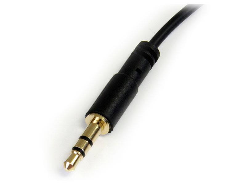 StarTech.com MU3MMSRA câble audio 0,91 m 3,5mm Noir