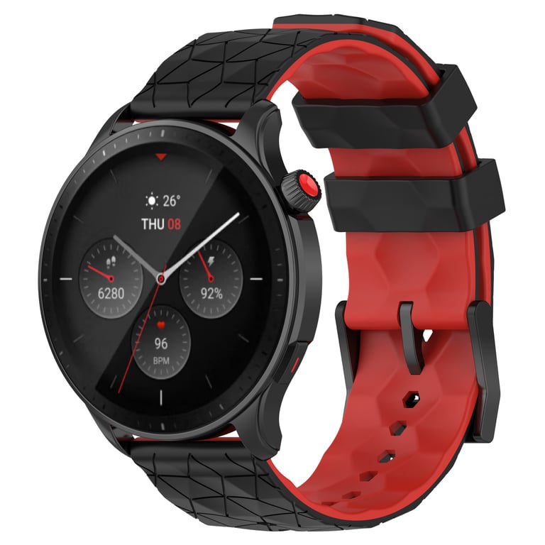 Bracelet de montre en silicone à motif de football unique pour 20 mm Neuf - vue 4