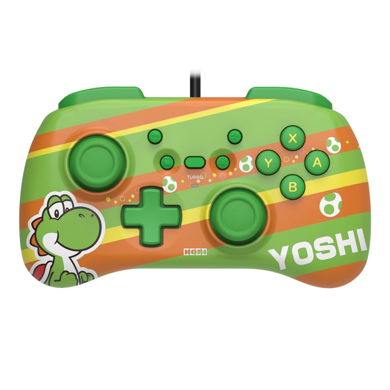 Hori HORIPAD Mini Verde, Arancione Controller USB analogico/digitale Nintendo Switch - nuovo