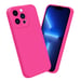 Coque pour Apple iPhone 13 PRO en FLUID HOTPINK Housse de protection Étui en silicone TPU flexible