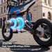 Moto da cross elettrica A12 per bambini, motore da 350 W, batteria da 36 V 4,5 Ah, pneumatici da 12''. Regalo ideale per bambini.