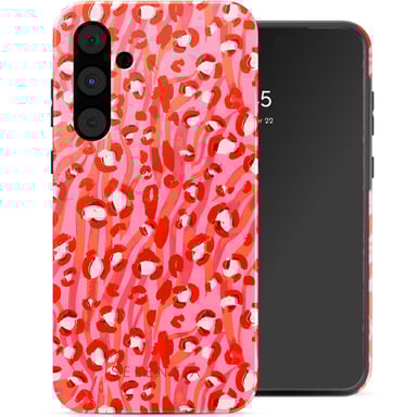Selencia Coque arrière Vivid pour Samsung Galaxy A55 - Wild Spots Lipstick