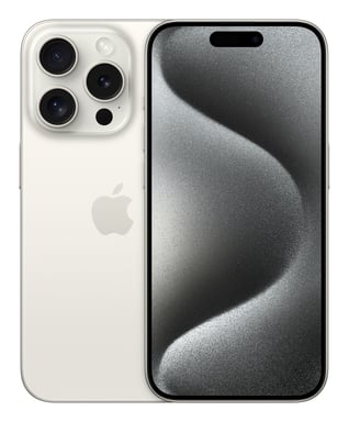 iPhone 15 Pro (5G) 256 Go, Titane blanc, Débloqué