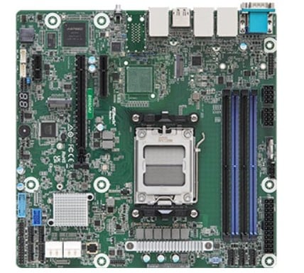 Asrock B650d4u Carte Mère Amd B650 Express Emplacement Am5 Micro Atx - vue 3