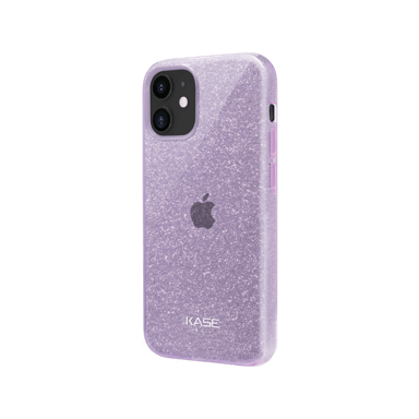 Guscio sottile glitterato per Apple iPhone 12 mini, viola