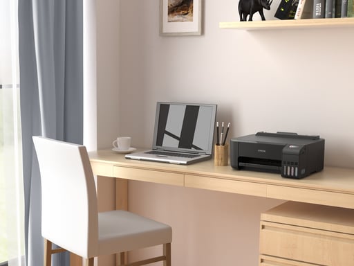 Impresora monofunción - EPSON - Ecotank ET-1810 - Inyección de tinta - A4 - Color - Wi-Fi - C11CJ71401