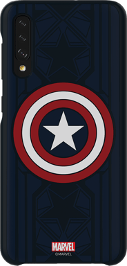 Samsung Funda rígida Samsung Capitán América Galaxy Friends para Galaxy A50 A505 Azul