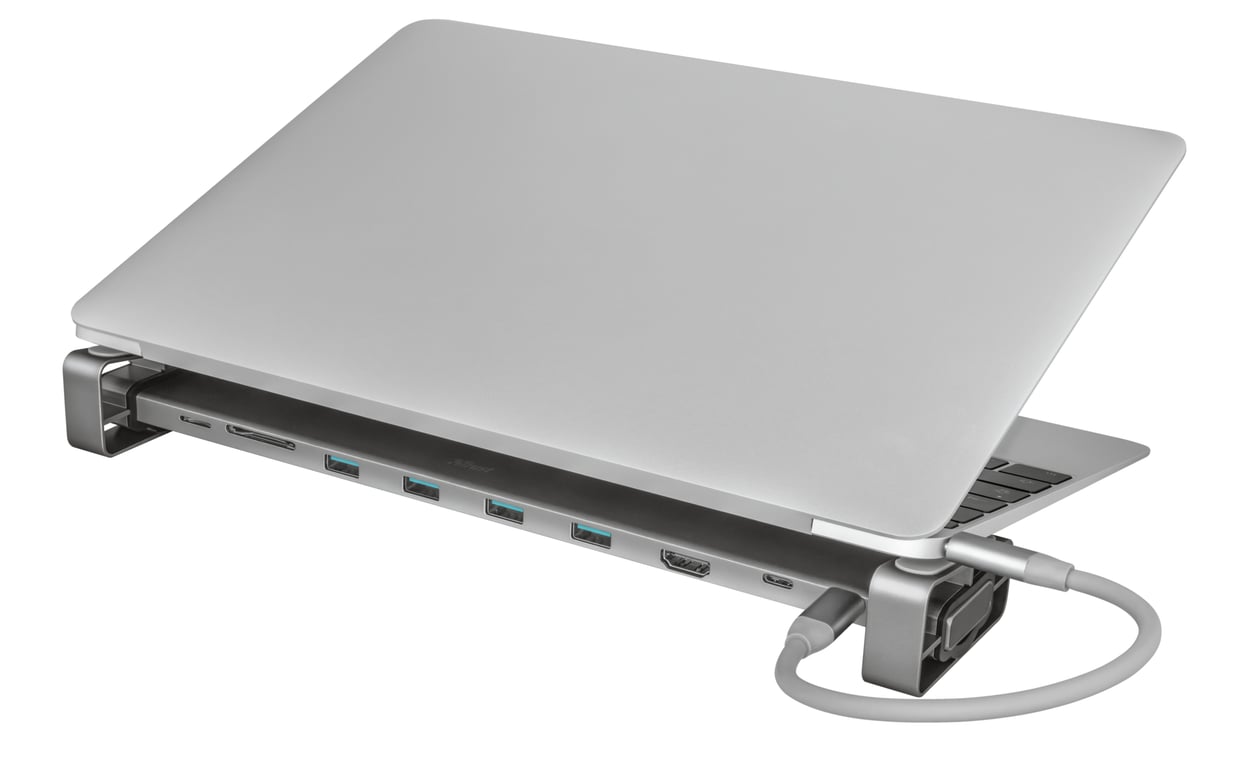 Trust Dalyx Avec fil USB 3.2 Gen 1 3.1 Gen 1 Type C Aluminium Neuf - vue 2