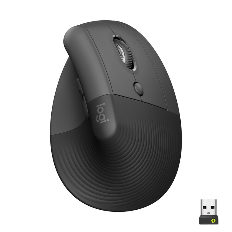 Logitech Lift Right-Handed RF Wireless Mouse + Bluetooth Óptico 4000 DPI - nuevo