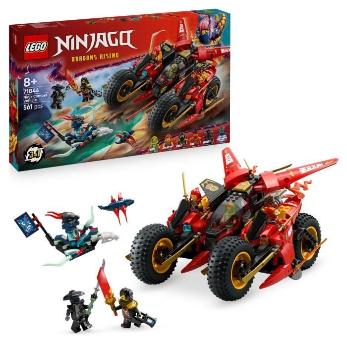 NINJAGO 71844 Le Véhicule De Combat Des Ninjas - Jeu De Construction Garçon Des 8 Ans - Neuf