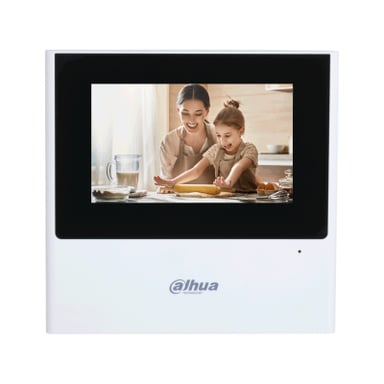 Dahua Technology VTH2611L-WP sistema de intercomunicación de video 10,9 cm (4.3'') Negro, Blanco