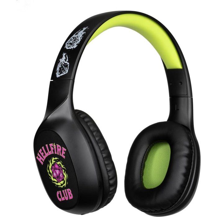 Casque audio Sans fil Stranger Things Bluetooth 5.3 smartphones tablettes Microphone Autonomie 30 h jaune Neuf - vue 2