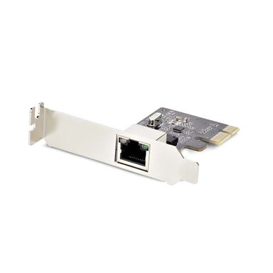StarTech.com Carte Réseau PCIe Gigabit à 1 Port, Carte Réseau Profil Bas, Carte LAN PCI Express 10/100/1000Mbps, Realtek RTL8111H, Windows et Linux, Conforme TAA