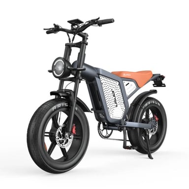 VéLo Électrique X60 | Moteur 750W*2 | Batterie 48V 23Ah | Pneus 20*4.0 Pouces | Vitesse Max 45 km/h | Autonomie 100 km | Noir