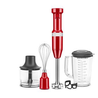 5KHBV83EER - Frullatore a immersione KitchenAid 180W, rosso