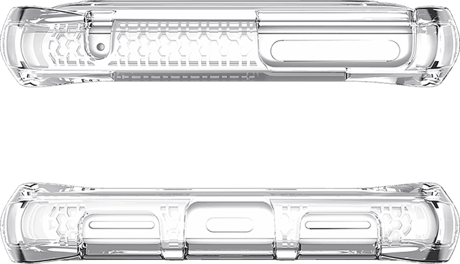 Google Pixel 7Pro Spectrum Clear R 100% plastica riciclata Clear Itskins guscio rigido rinforzato