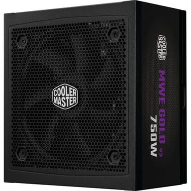 COOLER MASTER ALIMENTATORE MWE GOLD V3, 750W 80+ GOLD, CYBENETICS FULL MODULARE ATX 3.1 VENTOLA 120M