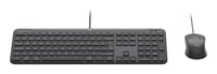 Logitech 920-013345 teclado Ratón incluido Hogar / Oficina USB QWERTY Español Grafito