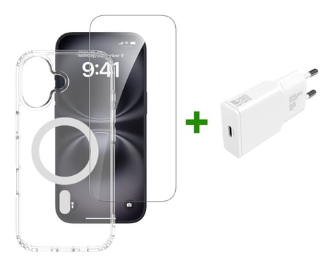 4smarts 541556 coque de protection pour téléphones portables 16 cm (6.3'') Transparent, Blanc Apple (brand) iPhone 17