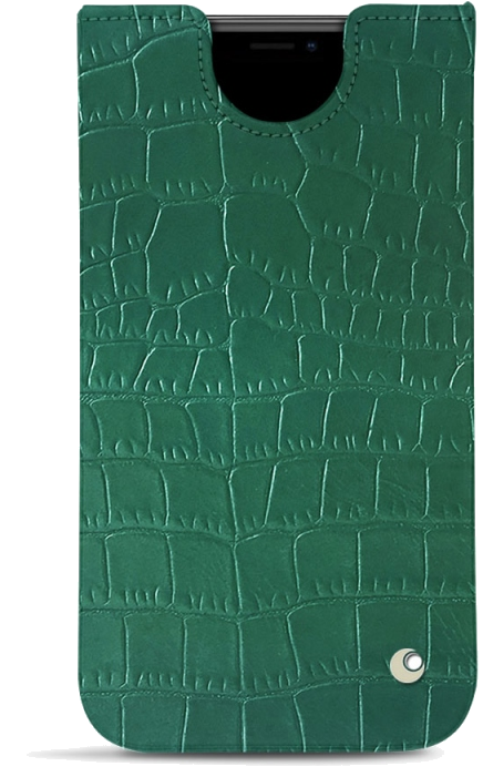 Pochette cuir Apple iPhone 11 - PochetteVert