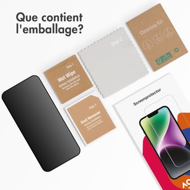 Accezz Protection d'écran en verre trempé Privacy pour Samsung Galaxy S25 Plus