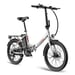 Bicicleta eléctrica urbana ligera Fafrees F20, neumáticos de 20'', motor de 250 W, batería de 36 V y 16,75 Ah - Blanca