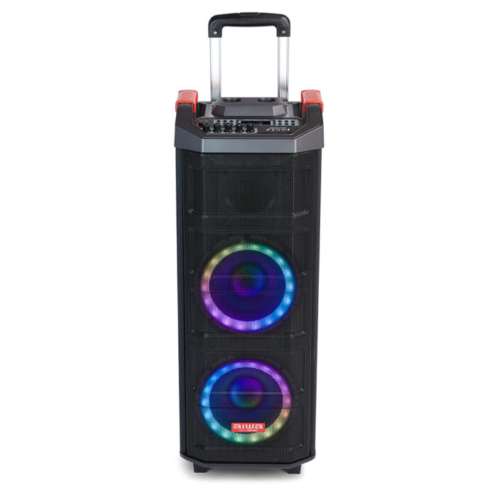 Haut-Parleur Aiwa KBTUS-608 – 80 W, Bluetooth, Karaoké, 2 Microphones - vue 3