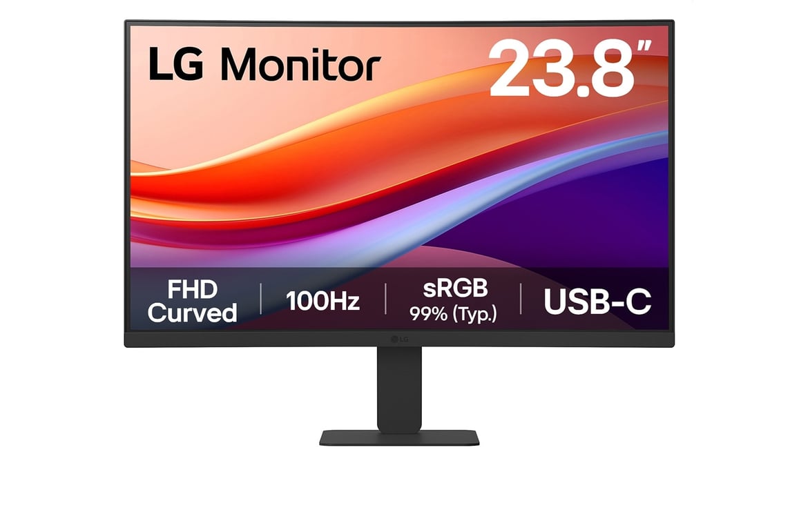 LG 24U421A-B écran plat de PC 60,5 cm (23.8 ) 1920 x 1080 pixels Full HD LED Noir - Neuf