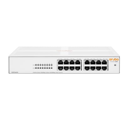 HPE Aruba Networking Aruba Instant On 1430 16G Non-géré L2 Gigabit Ethernet (10/100/1000) 1U Blanc