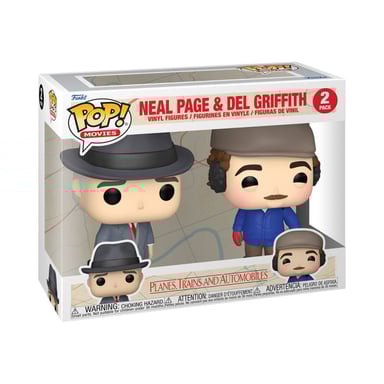 Figurine Funko Pop Movies Planes, Train Neal et Del