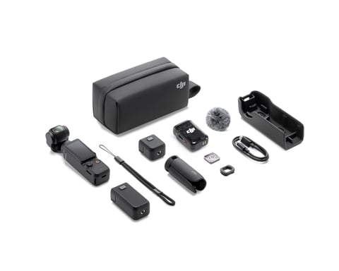 DJI Osmo Pocket 3 Creator Combo caméra suspendue 4K Ultra HD 9,4 MP Noir
