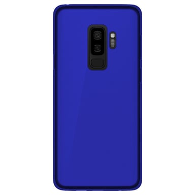 Coque silicone unie compatible Givré Bleu Samsung Galaxy S9 Plus