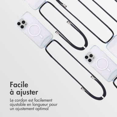 imoshion Coque MagSafe avec cordon amovible pour Apple iPhone 14 Pro Max - Transparent