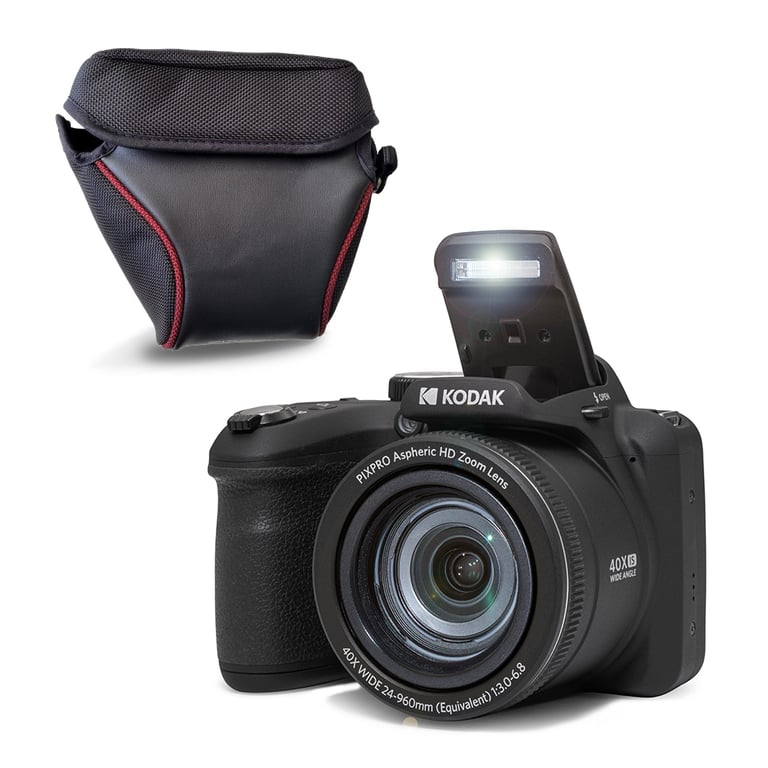 KODAK Pixpro Astro Zoom AZ405 + Housse de Protection Appareil Photo Numérique Bridge Zoom X40 Grand Angle de 24 mm 20 Mégapixels LCD 3 Vidéo Full HD OIS Pile AA - vue 8