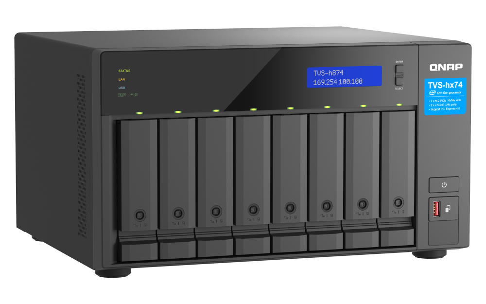 QNAP TVS h874X i9 64G - vue 5
