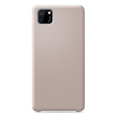 Coque silicone unie Soft Touch Sable rosé compatible Huawei Y5P