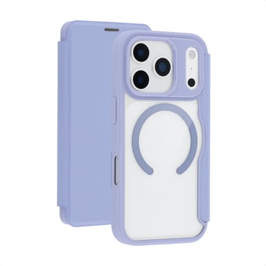 imoshion Bookcase transparente avec MagSafe pour Apple iPhone 17 Pro - Lilas