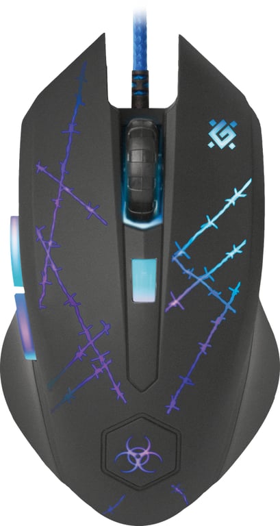 Defender Forced GM Jouer Ambidextre USB Type A Optique 3200 DPI Neuf - vue 3