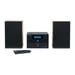 Microsistema Bluetooth - THOMSON - Madera/Negro - Radio FM/CD/MP3/USB, 20 W RMS, Sintonizador FM RDS, Toma de auriculares, Mando a distancia, Alimentación 230 V