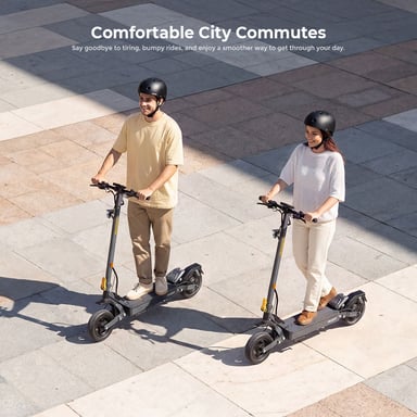 Patinete Eléctrico Ausom K30 VMP, Motor 1100W y Batería 648Wh, Autonomía 70km, Suspensión ShocFree, Bloqueo Inteligente NFC, Patinete Plegable para Adultos