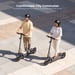 Patinete Eléctrico Ausom K30 VMP, Motor 1100W y Batería 648Wh, Autonomía 70km, Suspensión ShocFree, Bloqueo Inteligente NFC, Patinete Plegable para Adultos