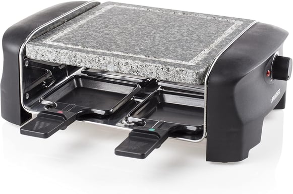Raclette pierre à cuire 4 personnes 600 W Noir - Neuf