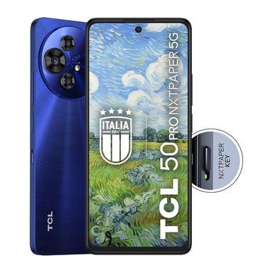 TCL 50 Pro NXTPAPER 5G 17,3 cm (6.8'') SIM dual Android 14 USB Tipo C 8 GB 512 GB 5010 mAh Azul