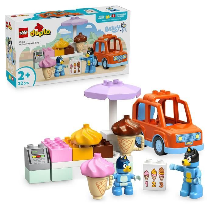 LEGO® DUPLO® Bluey 10458 Visite chez le marchand de glace avec Bluey - vue 4