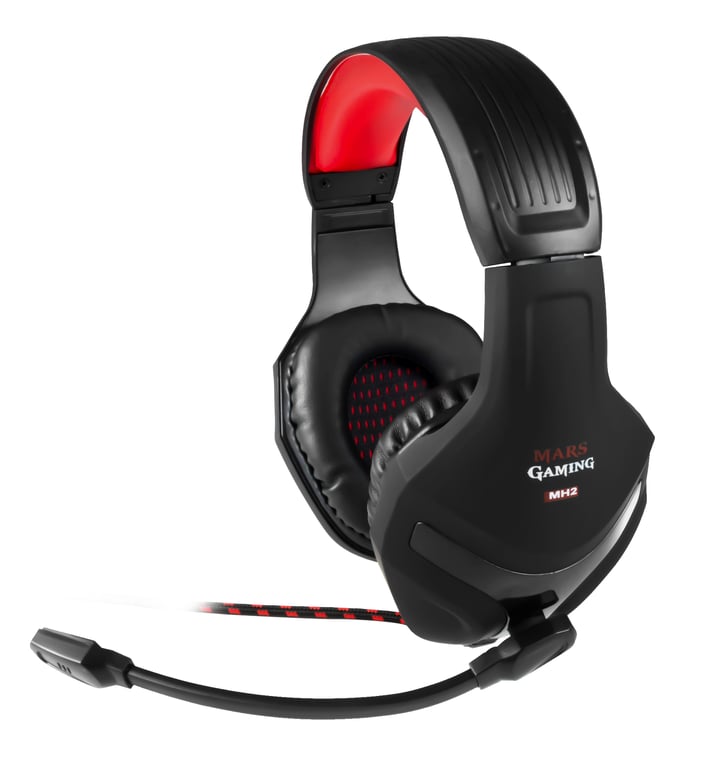 Casque Gaming Mars Gaming MH2 – Écouteurs avec Haut-Parleurs en Néodyme 40 mm