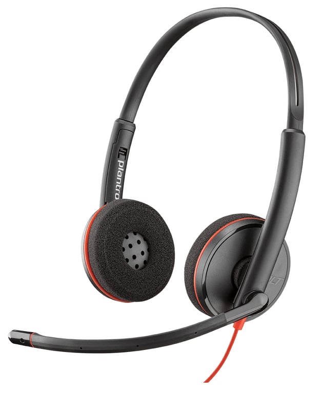 Poly Blackwire 3220 Casque avec microphone USB