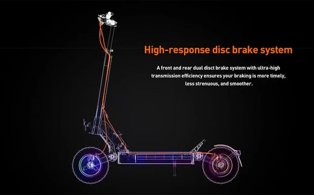JOYOR S5 Pro Scooter elettrico fuoristrada pieghevole da 10 pollici Motore da 500 W Batteria da 48 V 26 Ah Con certificato ABE