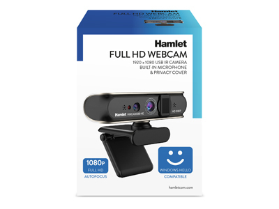 Hamlet HWCAM1080-HE cámara web 2 MP 1920 x 1080 Pixeles USB 2.0 Negro
