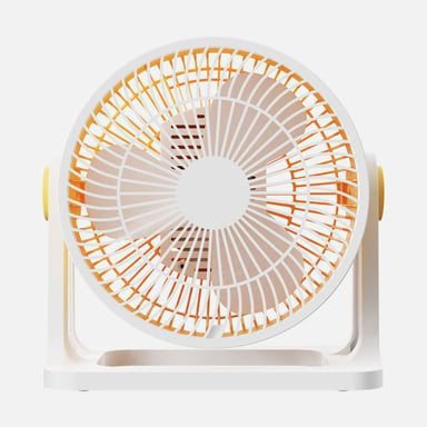 Ventilatore da tavolo Fabrilamp Funchal 32W giallo