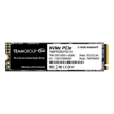 Team Group MP33 PRO 2 To M.2 PCI Express 3.0 NVMe